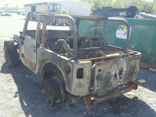 1C4AJWAG3HL697190 - 2017 JEEP WRANGLER S BLACK photo 3