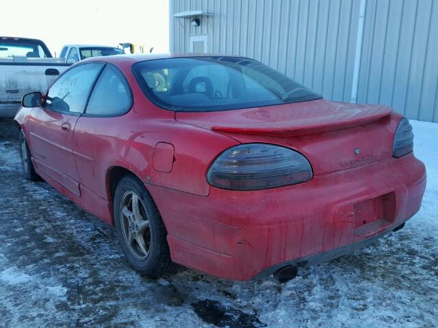 1G2WP12K42F244183 - 2002 PONTIAC GRAND PRIX Qırmızı foto 3