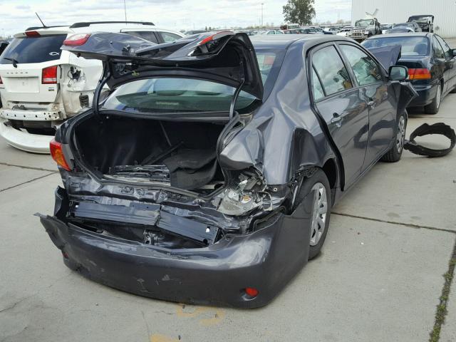 JTDBU4EE2AJ062407 - 2010 TOYOTA COROLLA BA GRAY photo 4