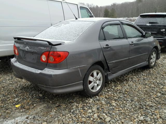 2T1BR32E58C926128 - 2008 TOYOTA COROLLA CE GRAY photo 4