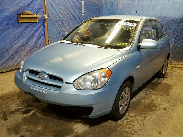 KMHCM36C88U056224 - 2008 HYUNDAI ACCENT GS BLUE photo 2