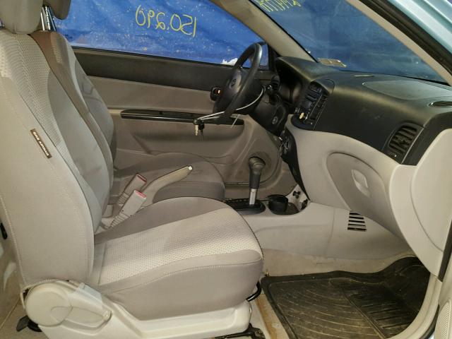 KMHCM36C88U056224 - 2008 HYUNDAI ACCENT GS BLUE photo 5