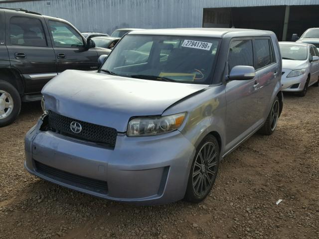 JTLKE50E591071709 - 2009 TOYOTA SCION XB SILVER photo 2