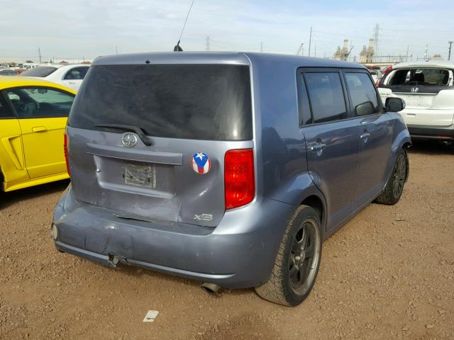 JTLKE50E591071709 - 2009 TOYOTA SCION XB SILVER photo 4