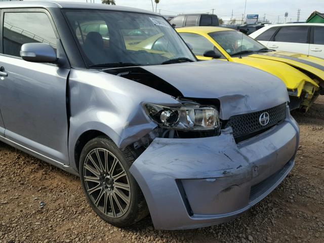 JTLKE50E591071709 - 2009 TOYOTA SCION XB SILVER photo 9