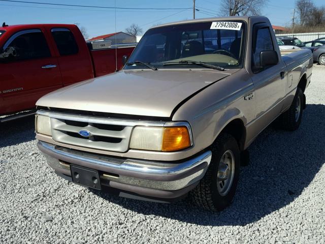 1FTCR10A1VUA32375 - 1997 FORD RANGER GOLD photo 2