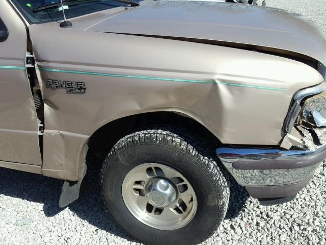 1FTCR10A1VUA32375 - 1997 FORD RANGER GOLD photo 9