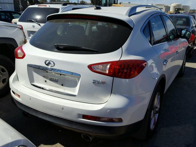 JNKAJ09E98M305015 - 2008 INFINITI EX35 WHITE photo 4