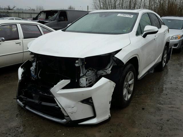 2T2BZMCA8HC074306 - 2017 LEXUS RX 350 WHITE photo 2