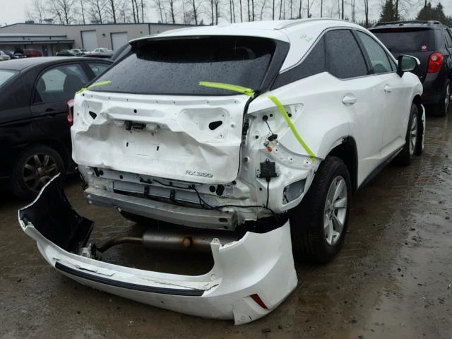 2T2BZMCA8HC074306 - 2017 LEXUS RX 350 WHITE photo 4