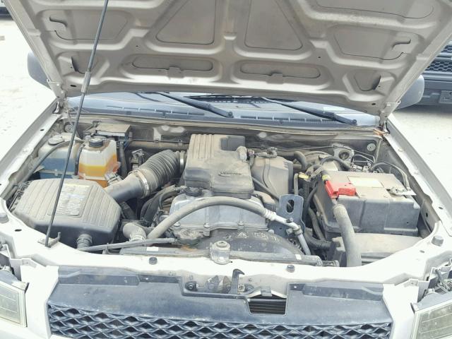 1GCCS149098110454 - 2009 CHEVROLET COLORADO SILVER photo 7