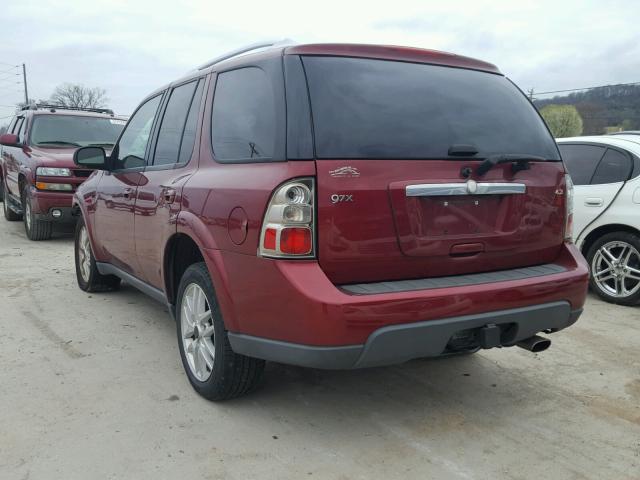 5S3ET13S772804787 - 2007 SAAB 9-7X 4.2I MAROON photo 3