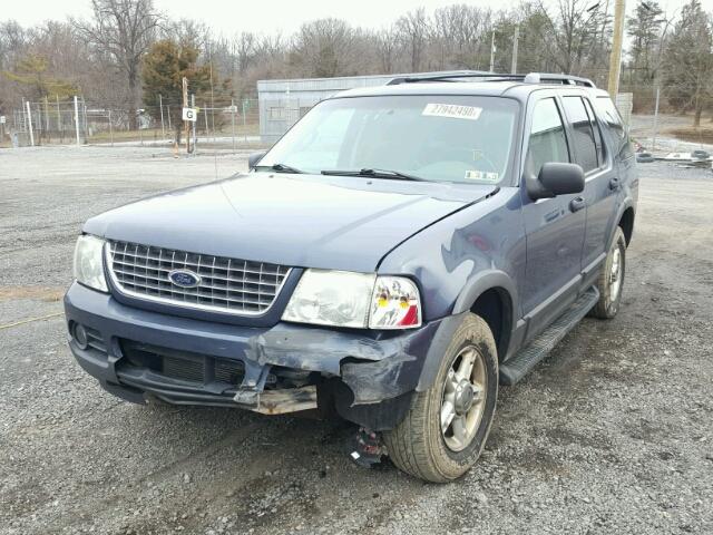 1FMZU73K43UA63774 - 2003 FORD EXPLORER X BLUE photo 2