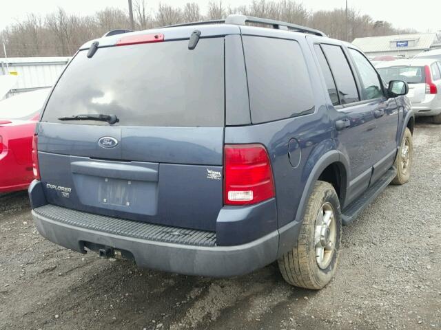 1FMZU73K43UA63774 - 2003 FORD EXPLORER X BLUE photo 4