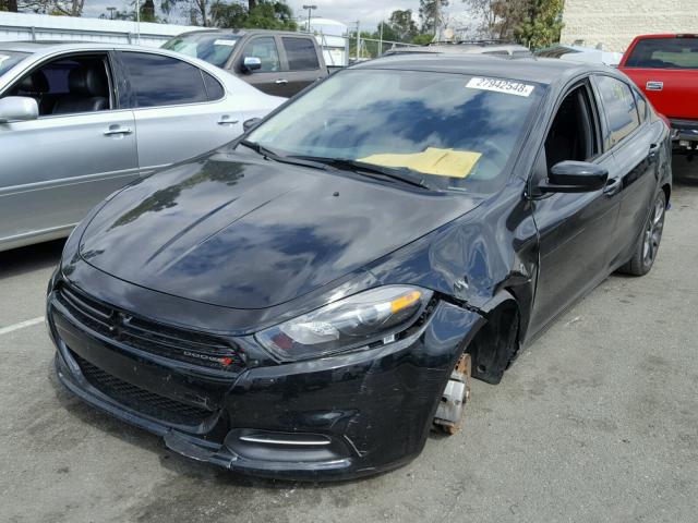 1C3CDFAA0FD432511 - 2015 DODGE DART SE BLACK photo 2