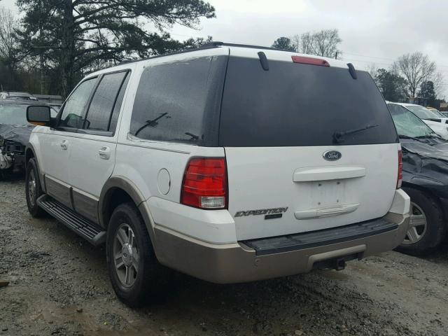 1FMEU17W83LA08095 - 2003 FORD EXPEDITION WHITE photo 3