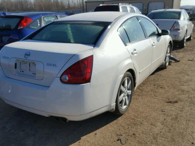 1N4BA41E26C813487 - 2006 NISSAN MAXIMA SE WHITE photo 4