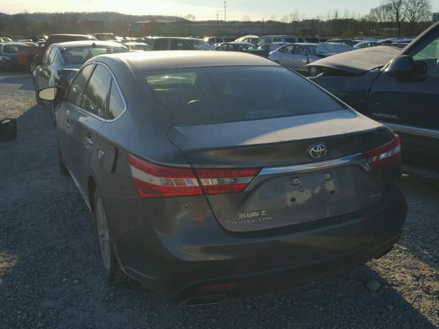 4T1BK1EB6DU022341 - 2013 TOYOTA AVALON BAS Մոխրագույն լուսանկար 3