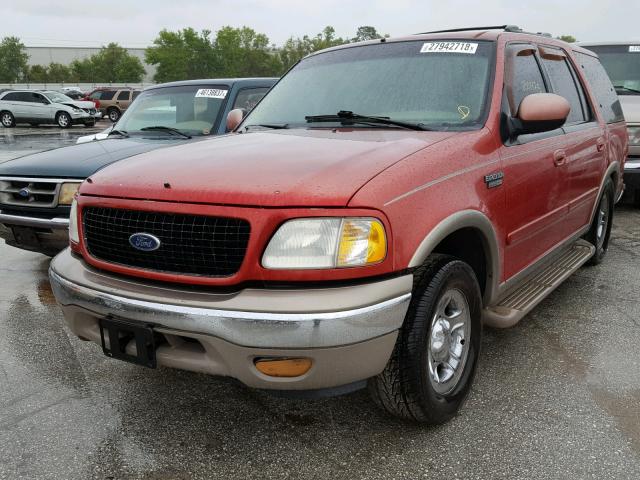 1FMRU17L5YLA78958 - 2000 FORD EXPEDITION RED photo 2