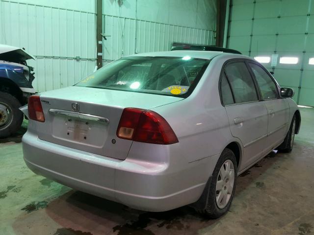 1HGES25712L064181 - 2002 HONDA CIVIC EX SILVER photo 4