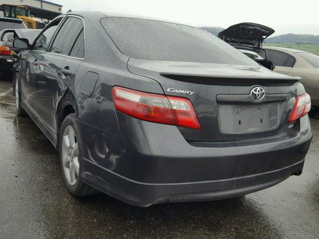 4T1BE46K87U160233 - 2007 TOYOTA CAMRY NEW CHARCOAL photo 3