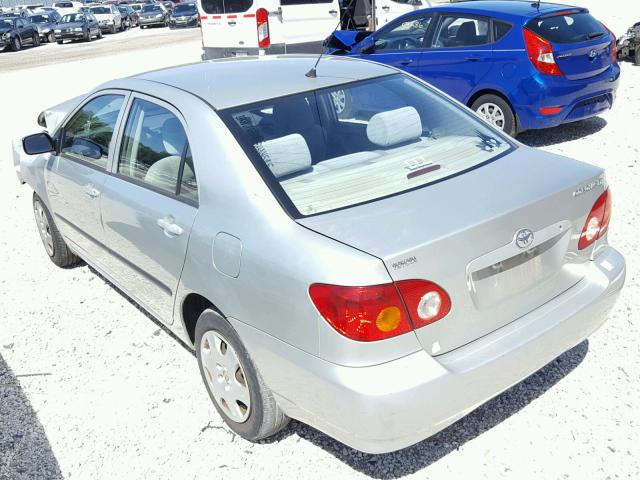 1NXBR32E33Z011057 - 2003 TOYOTA COROLLA CE GRAY photo 3