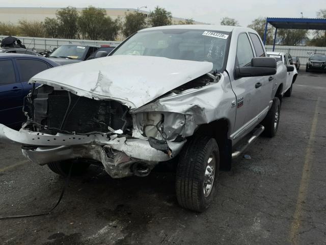 3D7KS28LX9G544078 - 2009 DODGE RAM 2500 SILVER photo 2