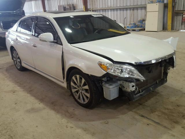 4T1BK3DB4BU430668 - 2011 TOYOTA AVALON BAS WHITE photo 1