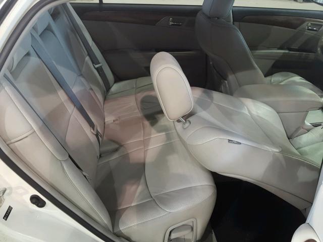 4T1BK3DB4BU430668 - 2011 TOYOTA AVALON BAS WHITE photo 6