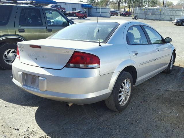 1C3EL46X92N244149 - 2002 CHRYSLER SEBRING LX SILVER photo 4