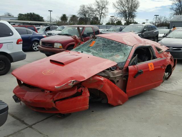 1ZVFT82H075317922 - 2007 FORD MUSTANG GT RED photo 2