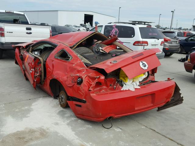 1ZVFT82H075317922 - 2007 FORD MUSTANG GT RED photo 3