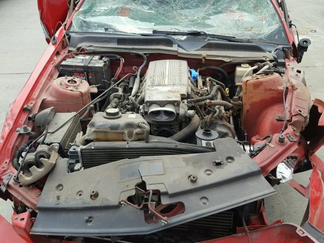 1ZVFT82H075317922 - 2007 FORD MUSTANG GT RED photo 7