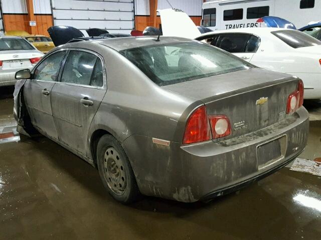 1G1ZB5E06AF187565 - 2010 CHEVROLET MALIBU LS ნაცრისფერი ფოტო 3