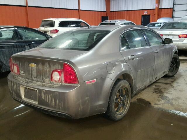 1G1ZB5E06AF187565 - 2010 CHEVROLET MALIBU LS ნაცრისფერი ფოტო 4