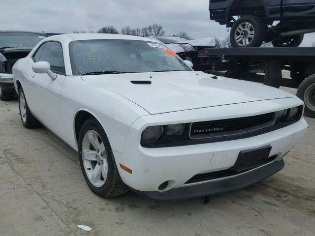 2C3CDYAGXEH111710 - 2014 DODGE CHALLENGER WHITE photo 1