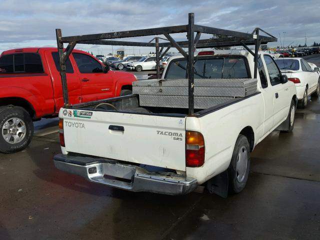 4TAVL52N2WZ115542 - 1998 TOYOTA TACOMA XTR WHITE photo 4