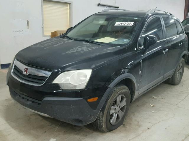 3GSCL33P18S684287 - 2008 SATURN VUE XE BLACK photo 2