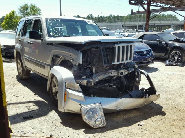 1C4PJLAK1CW126625 - 2012 JEEP LIBERTY SP SILVER photo 1