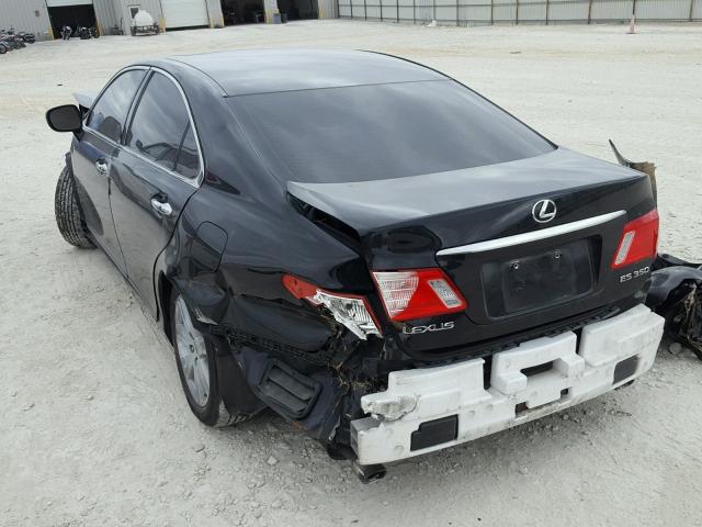 JTHBJ46G672078832 - 2007 LEXUS ES 350 BLACK photo 3