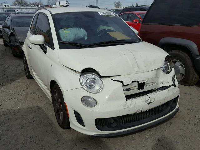 3C3CFFFH4DT697472 - 2013 FIAT 500 ABARTH WHITE photo 1