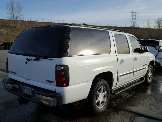 1GKEC16T94J145417 - 2004 GMC YUKON XL C WHITE photo 4