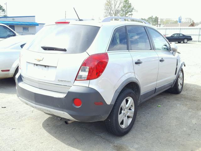 3GNAL2EK4DS635228 - 2013 CHEVROLET CAPTIVA LS GRAY photo 4