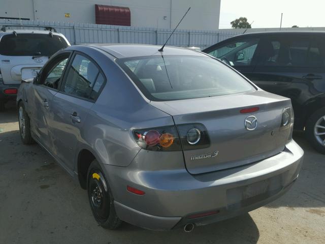 JM1BK123841161745 - 2004 MAZDA 3 S GRAY photo 3