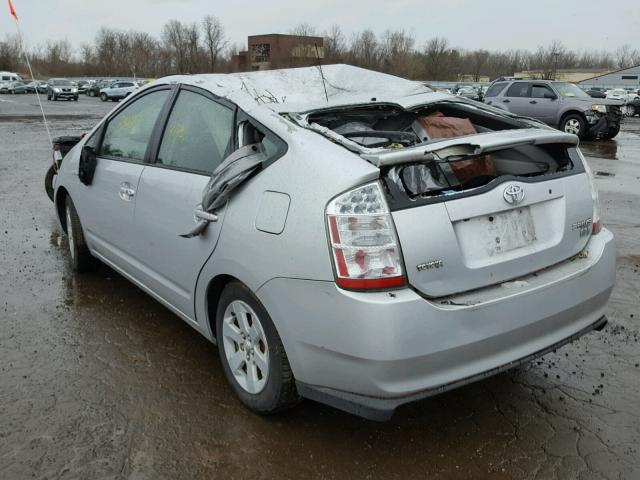 JTDKB20UX67069280 - 2006 TOYOTA PRIUS SILVER photo 3