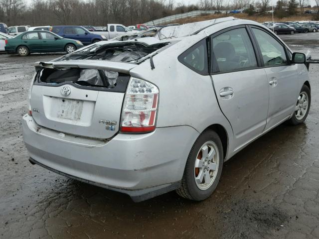 JTDKB20UX67069280 - 2006 TOYOTA PRIUS SILVER photo 4