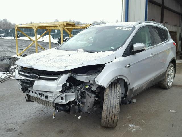 1FMCU9J9XDUC43456 - 2013 FORD ESCAPE TIT SILVER photo 2