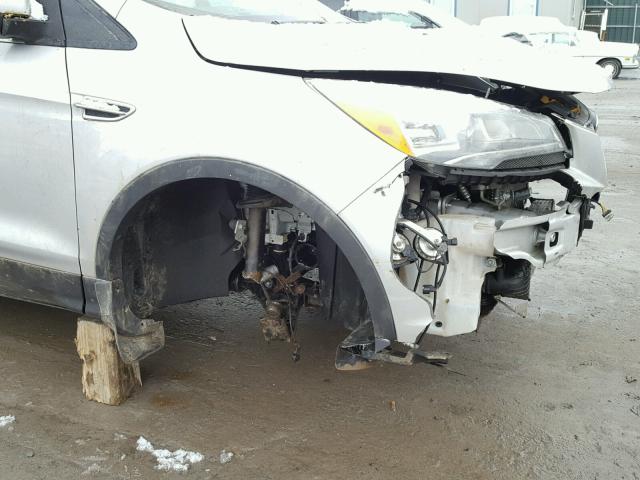 1FMCU9J9XDUC43456 - 2013 FORD ESCAPE TIT SILVER photo 9