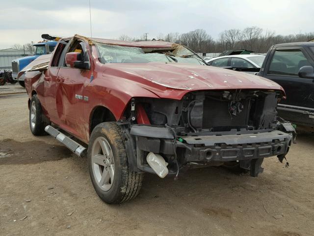 1D3HV18T19S781418 - 2009 DODGE RAM 1500 RED photo 1