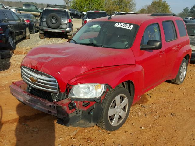 3GNCA13B99S591536 - 2009 CHEVROLET HHR LS RED photo 2